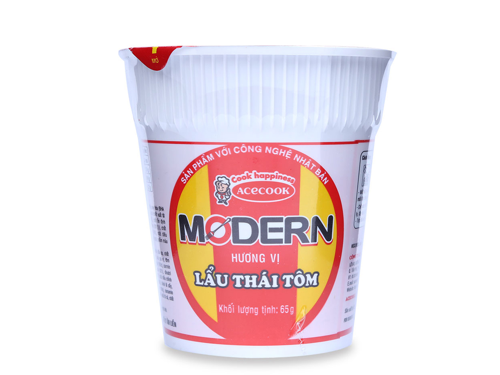 Combo 2 ly Mì Modern lẩu Thái tôm ly 67g