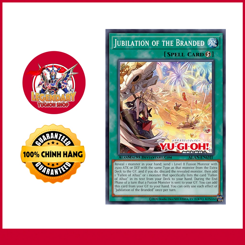 [Thẻ Bài Yugioh Chính Hãng] Branded in High Spirits