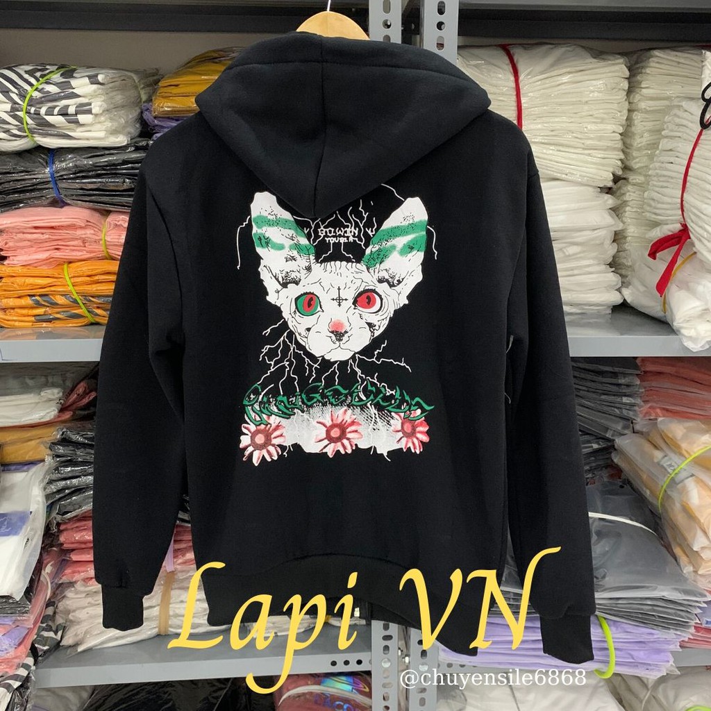 [KÈM VIDEO, ẢNH THẬT] Áo Hoddie Nỉ Ngoại Unisex Đầu Mèo Cực Chất- Lapi VN- Chất Liệu Nỉ Dày Dặn, Áo Khoác Nam Nữ Đẹp | BigBuy360 - bigbuy360.vn