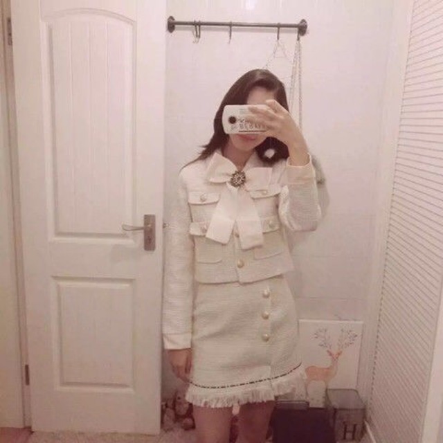 [Sẵn Hàng]♥️Nơ Đính Ngọc Cài Áo,Váy(ảnh thật)