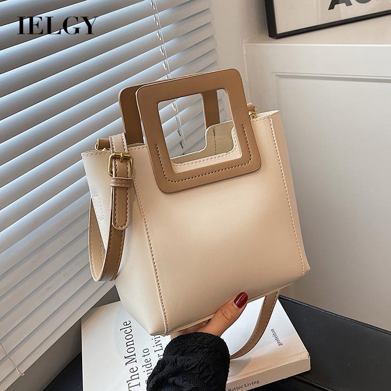 Túi xách IELGY màu tương phản thời trang dành cho nữ