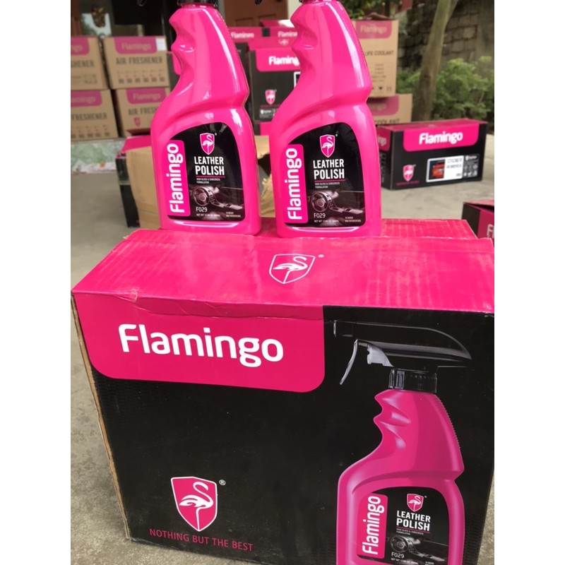 Kem Dưỡng Bóng và Phục Hội Đồ Da Nội Thất Cao Cấp Flamingo F029 500ml
