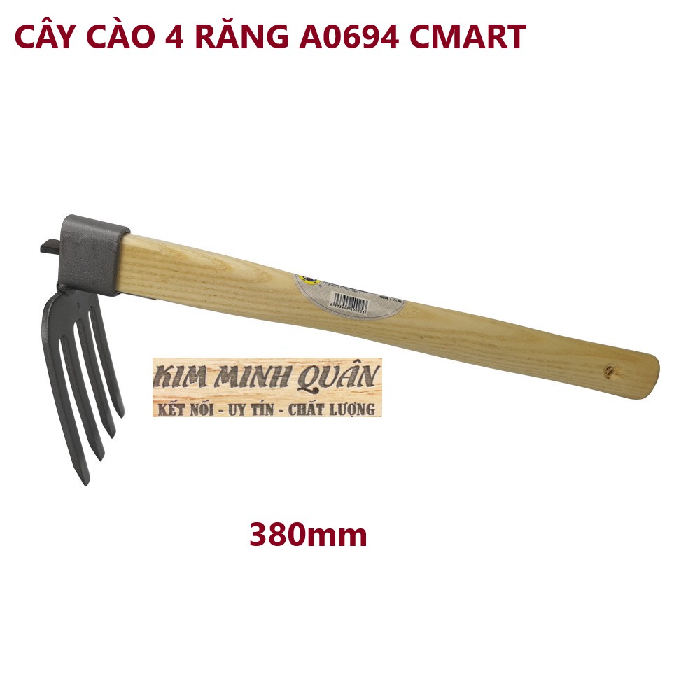 Cây Cào Cầm Tay 4 Răng 380mm A0694 CMART