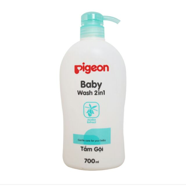 tắm gội pigeon 700ml cho bé  (date mới )