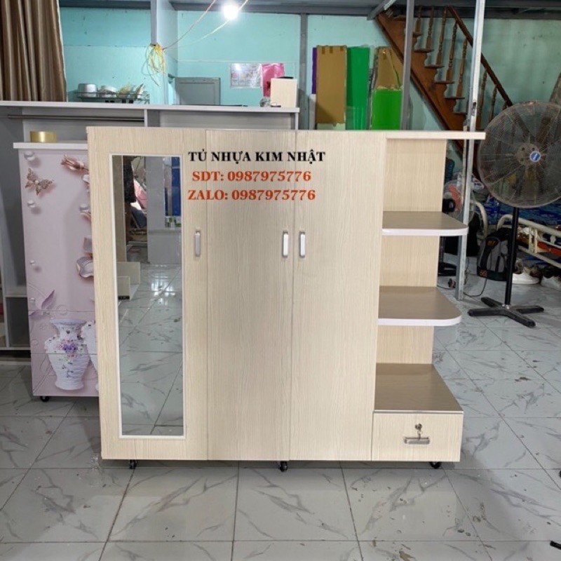 Tủ quần áo cho bé yêu bằng nhựa Đài Loan cao cấp freeship tphcm