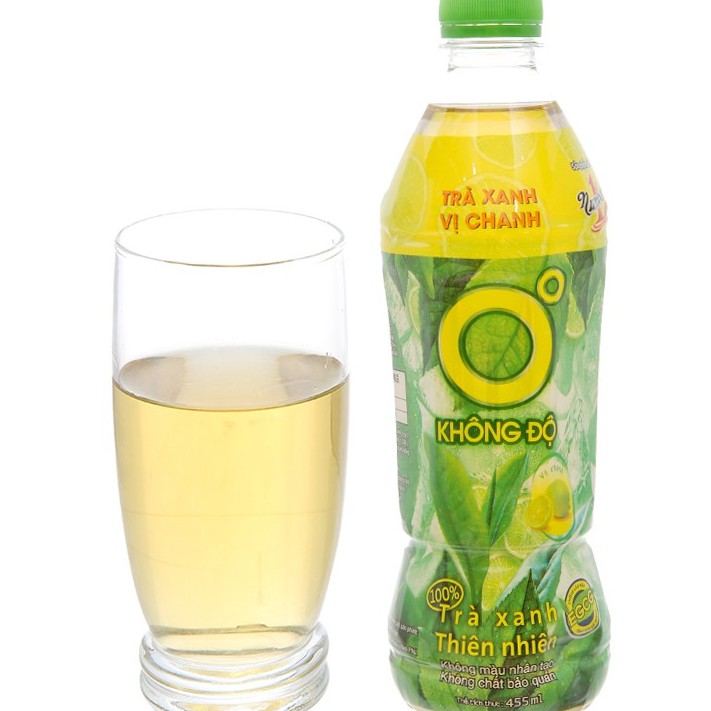 Lốc 6 chai trà xanh Không Độ vị chanh 455ml | BigBuy360 - bigbuy360.vn