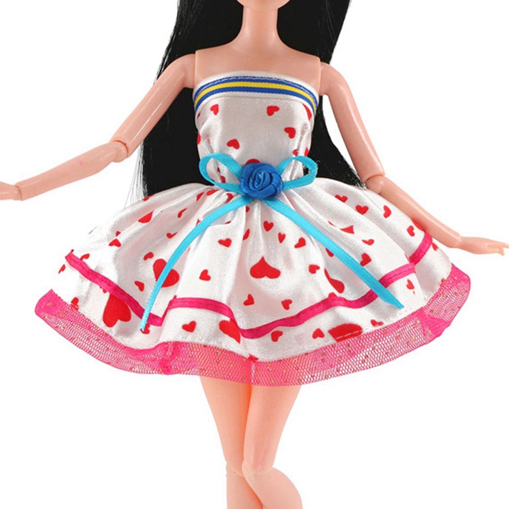 Váy búp bê đồ chơi màu cầu vồng xinh xắn 30cm