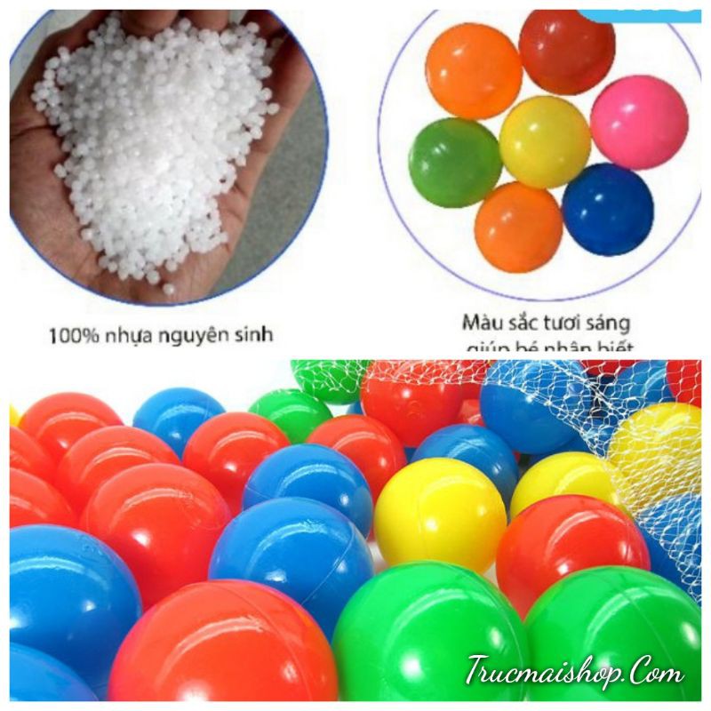 Bóng Nhựa To Bóng Nhựa Nhà Banh  đường kính 10cm Bóng phi 10