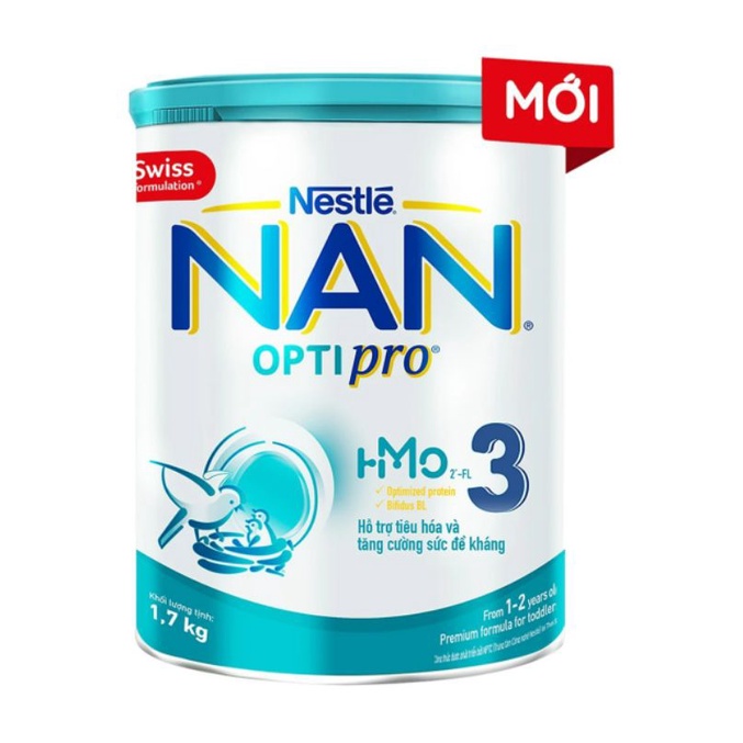 Sữa Bột Nestlé NAN OPTIPRO HM-O 3 1.7kg (date t5/23)