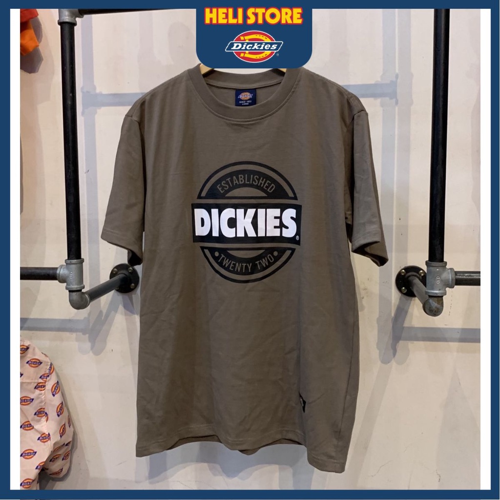Áo thun Dickies chính hãng - Màu nâu lạnh - Cotton 100%, Form Unisex.
