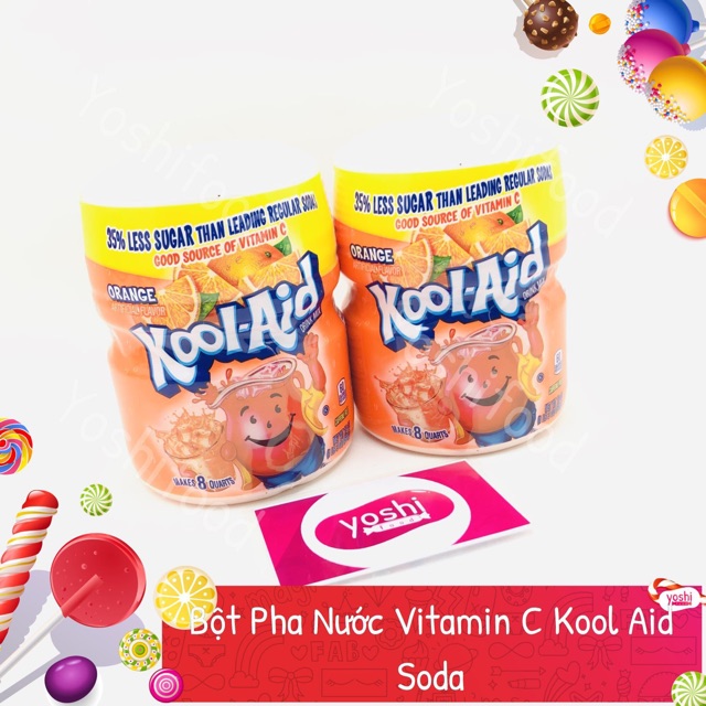 Bột Pha Nước Trái Cây Kool Aid 538g