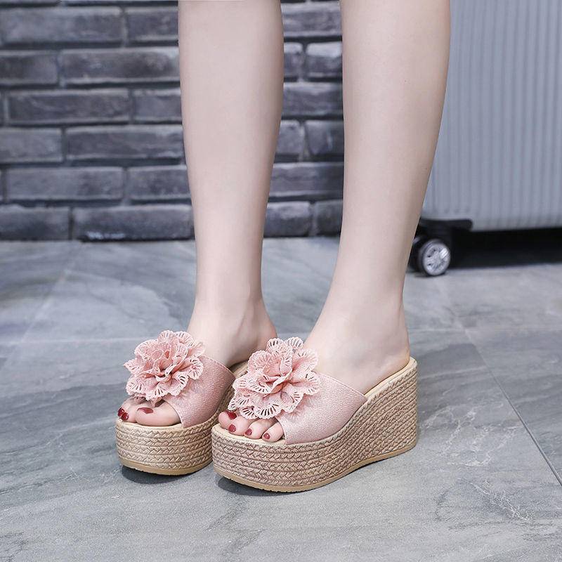 Dép Sandal muffin Đế Xuồng Dày 9Cm 2022 Thời Trang Dành Cho Nữ