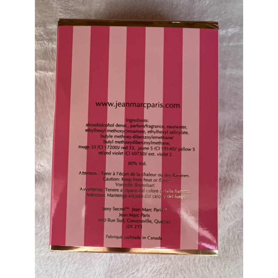 Nước hoa dành cho Nữ - SEXY SECRET EAU DE PARFUM JEAN MARC PARIS 100ml