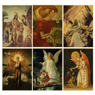 Poster Phim Phục Hưng Cổ Điển Bằng Giấy kraft