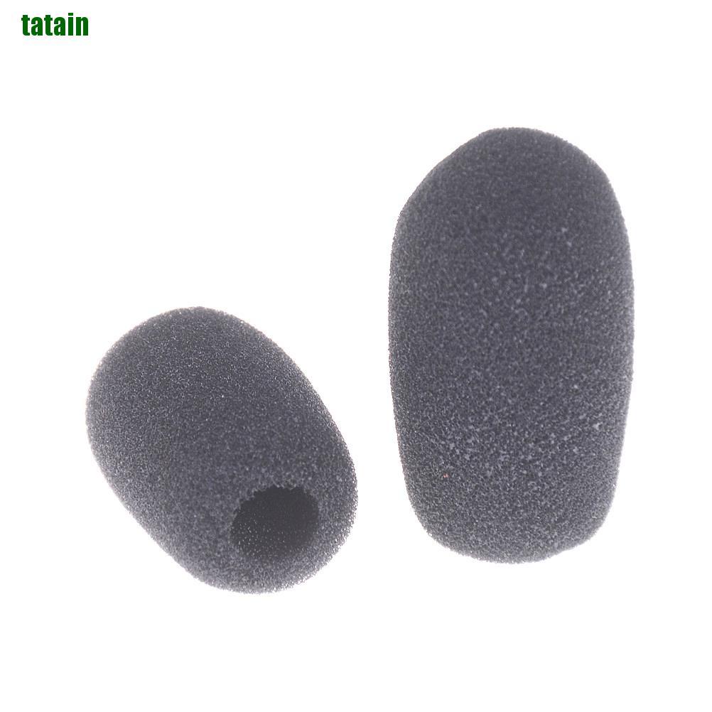 [Hàng mới về] 10 vỏ xốp màu đen bọc đầu micro chống gió