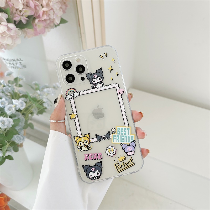 Melody Frame Design IPhone 7 8 Plus SE2020 Xr X Xs 12 Mini Pro Max Phone Case Shockproof Cover Casing