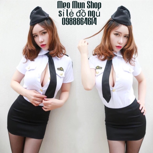 Cosplay Nữ Tiếp Viên Sexy