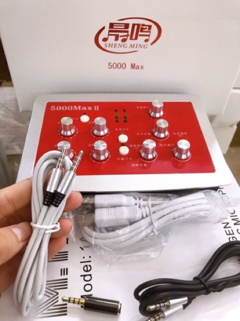 SOUDCARD THU ÂM LIVESTREAM HF 5000 max 2020 mới nhất bảo hành 12 tháng