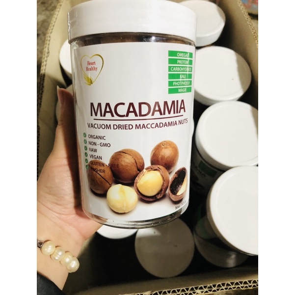 500gr hạt Macca Úc size nứt vỏ tự nhiên size đại