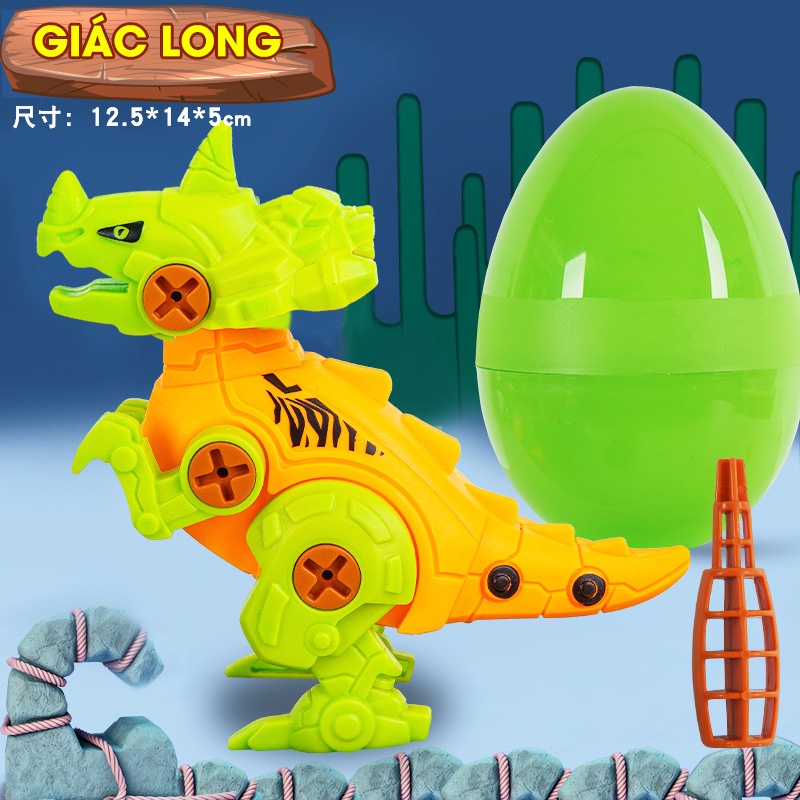 Bộ Lắp Ghép Khủng Long Máy MECHA DINO ⚙️Sáng Tạo⚙️ Tư Duy - Giúp Bé Sáng Tạo, Khám Phá Thế Giới (Nhựa ABS an toàn)