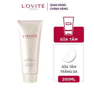 Sữa Tắm L'Ovité Performance Whitening Body Wash Trắng Da 200ml