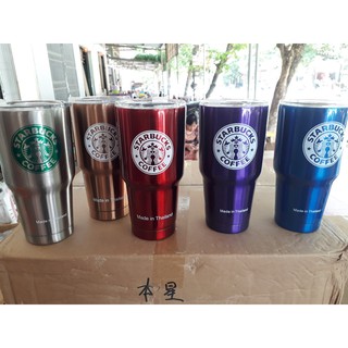 Combo 5 ly starbuck giữ nhiệt 900 ml kèm túi & ống hút / rẻ vô địch