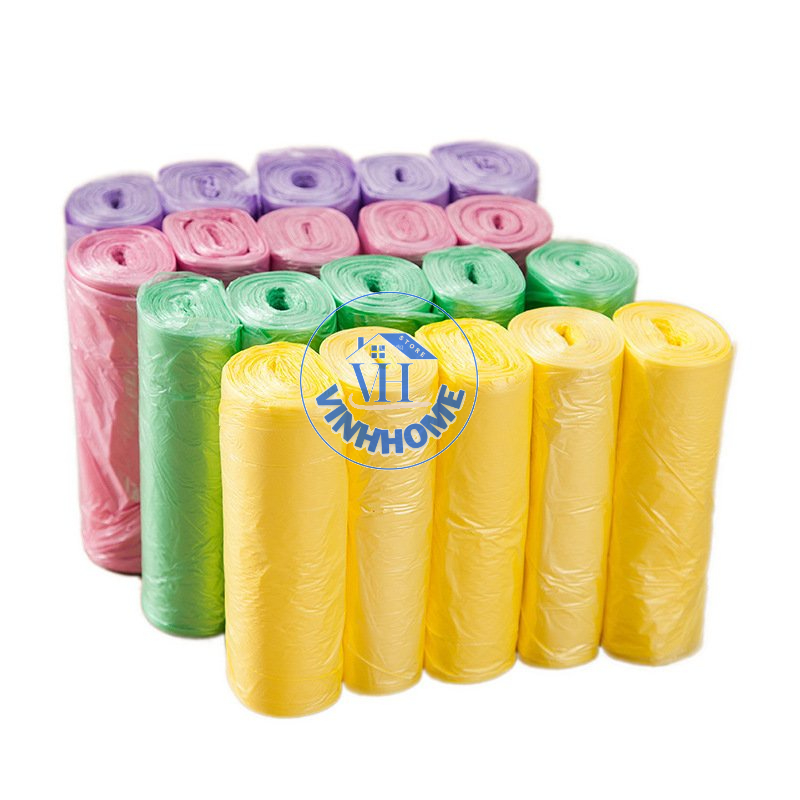 COMBO 5 cuộn túi đựng rác tự phân hủy tiện dụng  Vinhhome.store