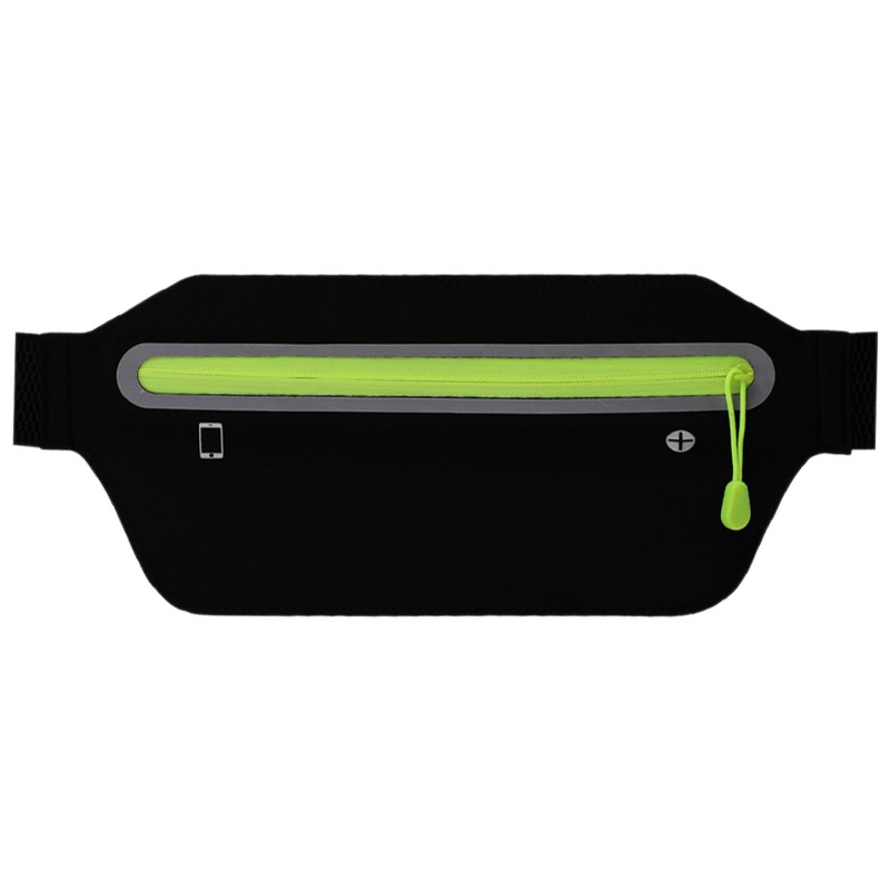 Sports  Pockets Men and Women Ultra Slim Belt Waist Pack Water Resistant Running Waist Bag