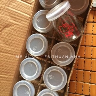 Hũ thuỷ tinh 90ml hoạ tiết hình ngộ nghĩnh