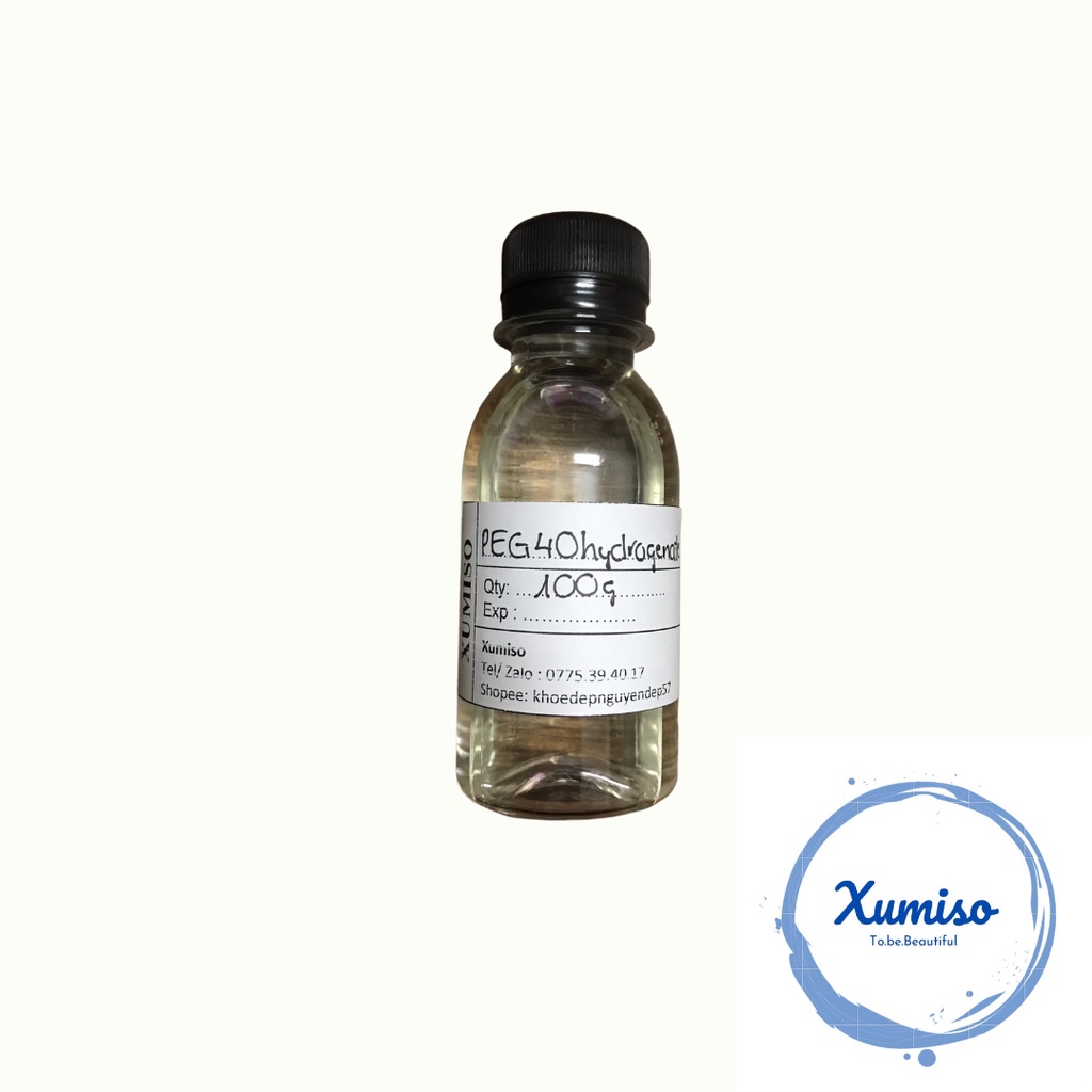 PEG 40 hydrogenate castor oil - Chất nhũ hóa hương/kem/serum 100g