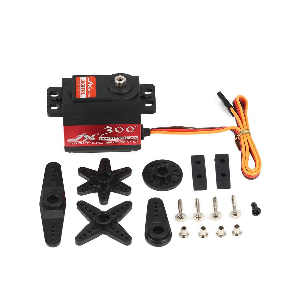 【điều khiển từ xa8/5】JX PDI-6225MG-300 25kg Metal Gear Digital Servo for RC Car Robot Airplane