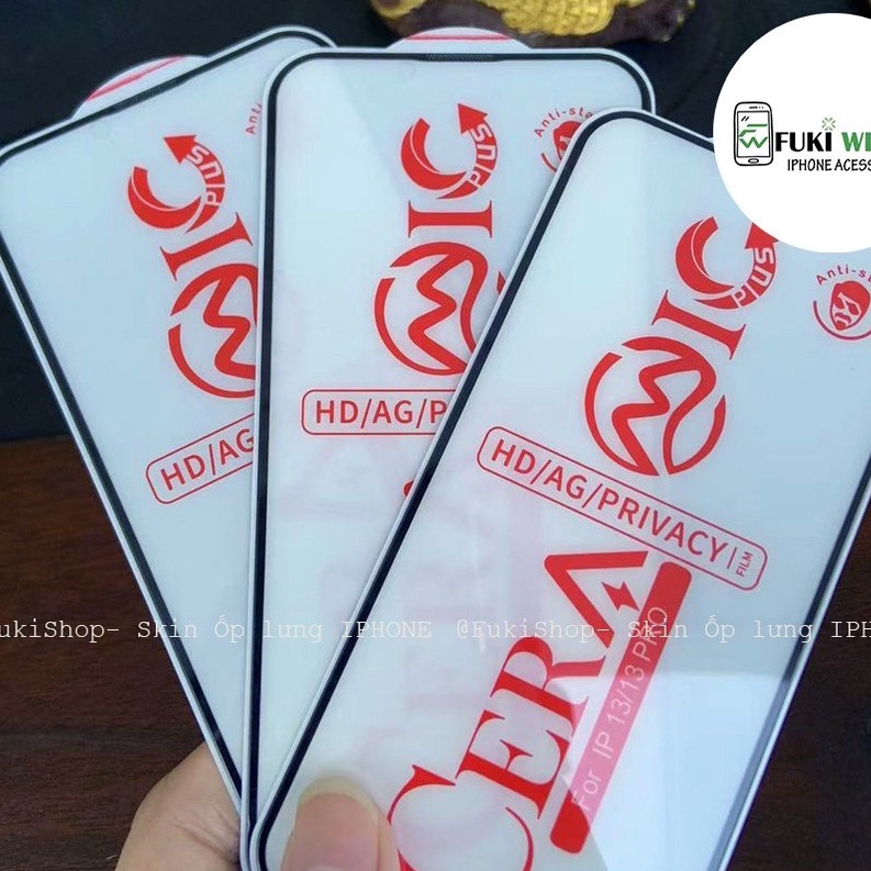 Kính Cường Lực Nano Dẻo Chống Bụi Màn Loa Full Màn Dành Cho 13prm , 12prm , 11prm , xsm , 7p - FukiShop