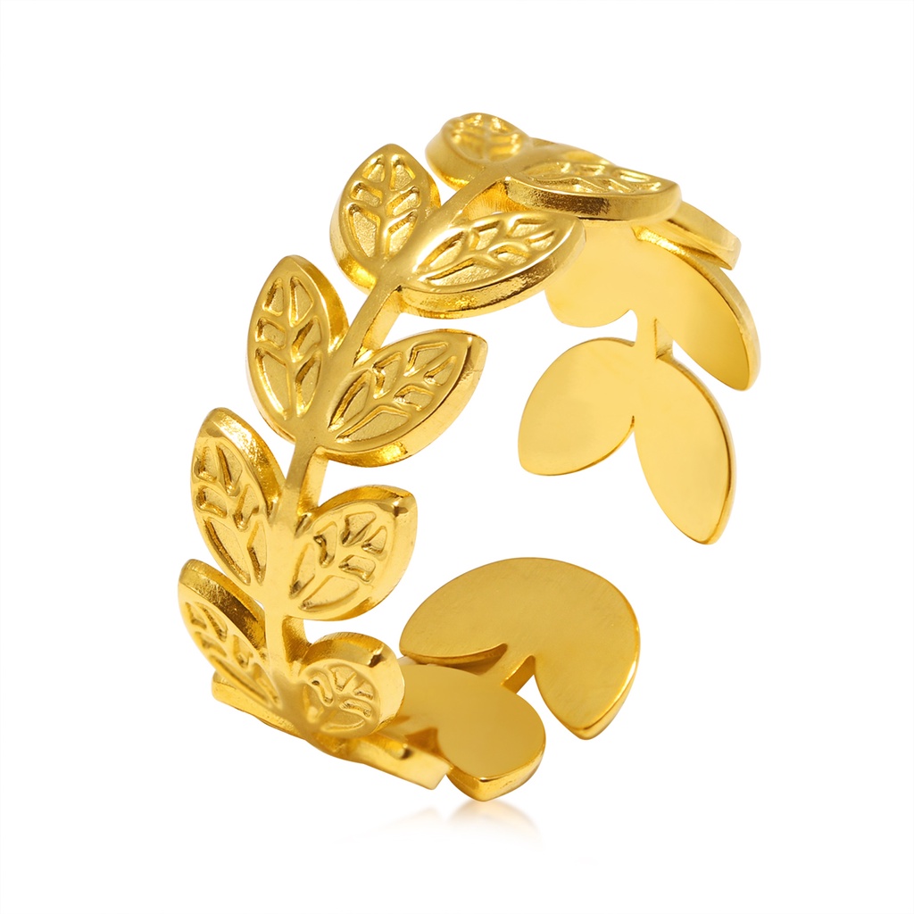 Vnox Nhẫn Hở Nhiều Kiểu Dáng Tùy Chỉnh Tông Vàng Trang Sức Tiệc Tùng Rock Dành Cho Nữ