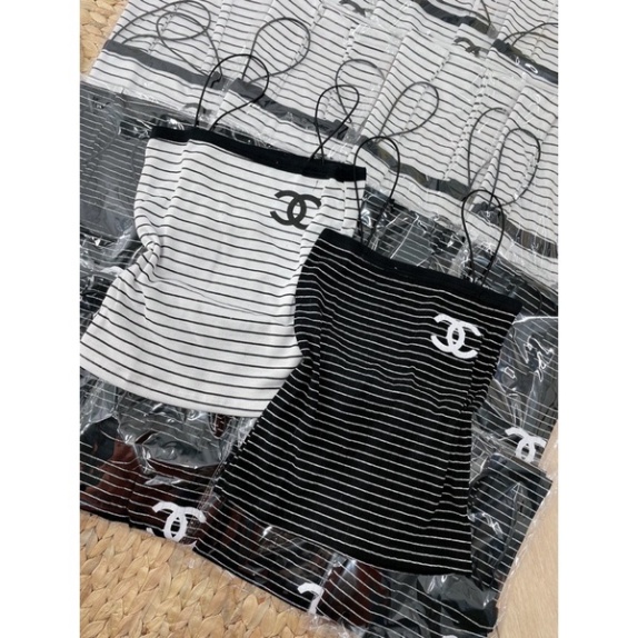 Áo 2 Dây Bún Kẻ Ngang