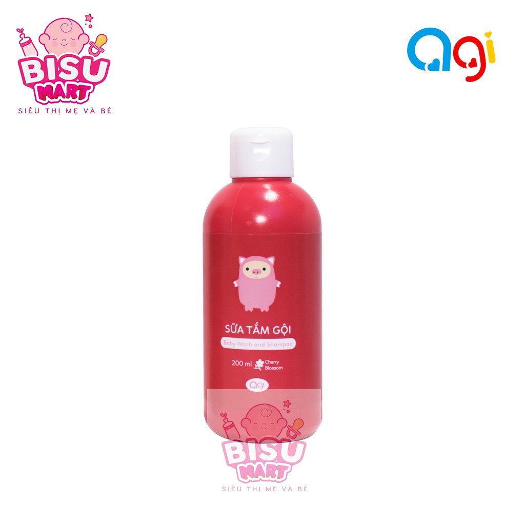 Sữa tắm gội AGI 2 in 1 cho bé 200ml