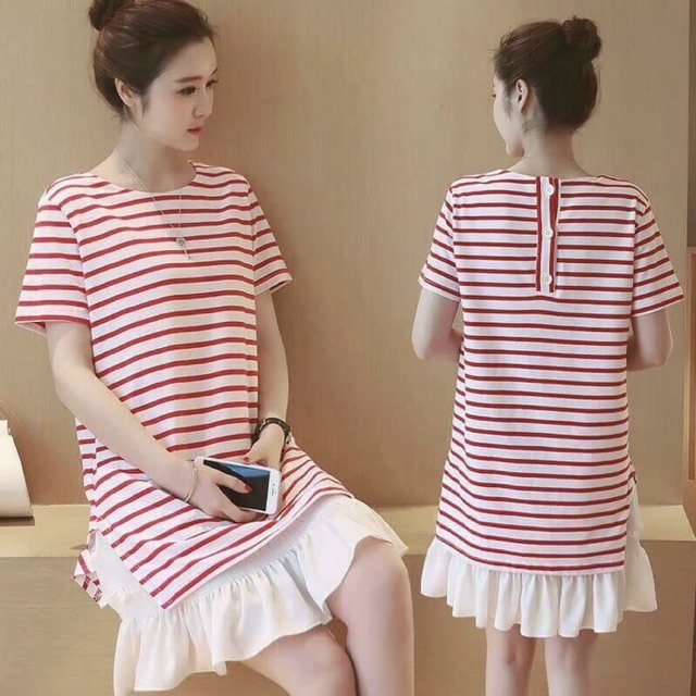 Đầm thun suông bèo voan