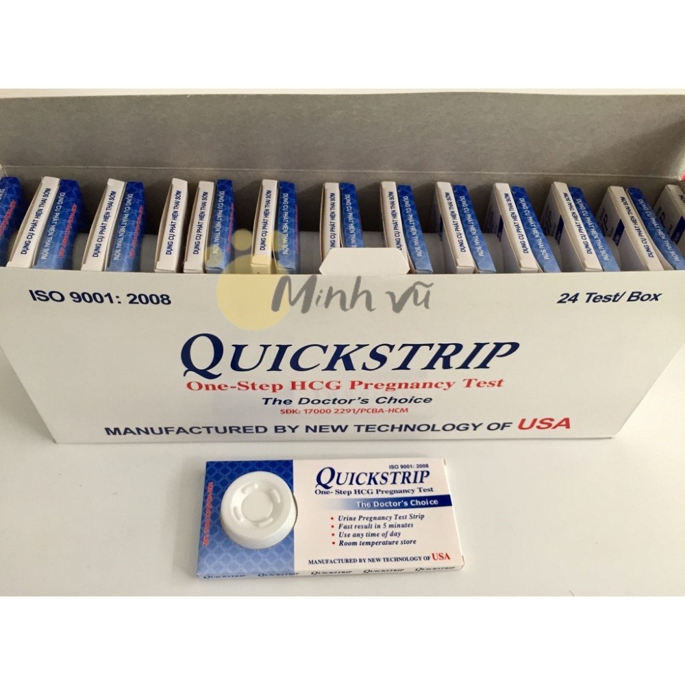 Que thử thai Quickstrip, dùng tại nha phát hiện thai sớm