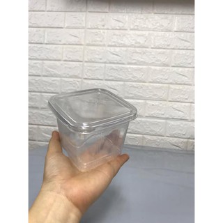 50 Cốc mousse vuông có nắp
