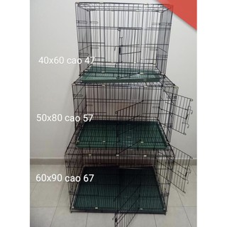 Chuồng Sắt Sơn Tĩnh Điện Siêu Bền Cho Thú Cưng