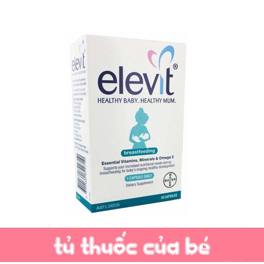 Elevit sau sinh của Úc - Elevit breastfeeding 60 viên