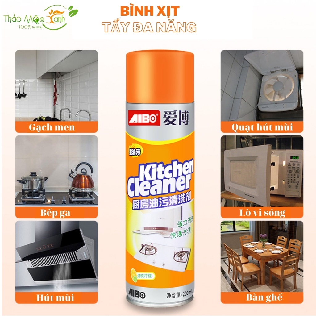 Bình xịt bọt tuyết vệ sinh bếp đa năng Kitchen Clear 500ml