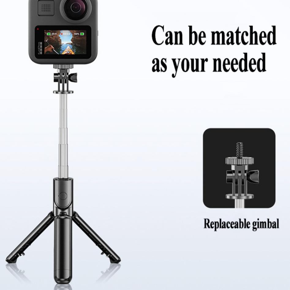 Gậy Selfie S03 Kết Nối Bluetooth 3 Trong 1 Cho Ios Android Gopro | BigBuy360 - bigbuy360.vn
