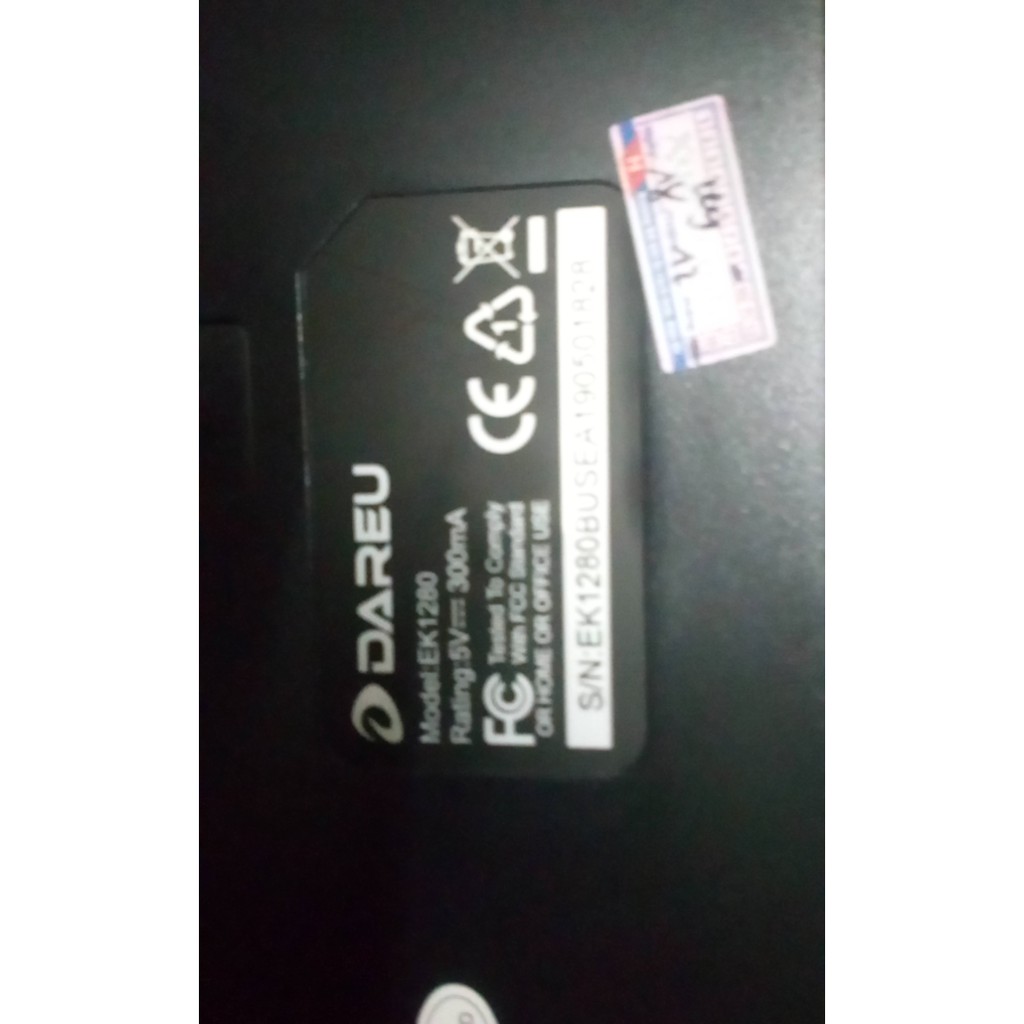 Bàn phím có dây Darue EK1280
