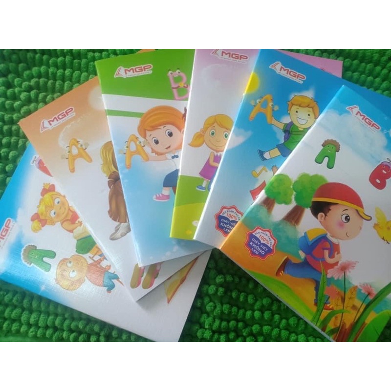 Combo 10 quyển tập học sinh ABC 96 trang định lượng 80gsm MGP