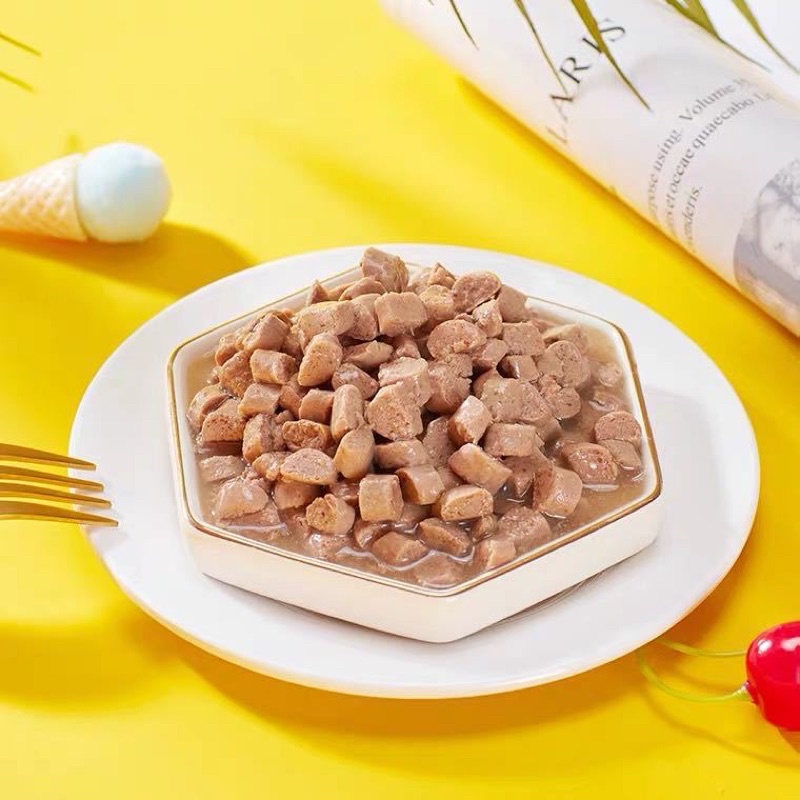 Pate Poroca dạng gói Pate cho mèo bổ sung dinh dưỡng vỗ béo cho mèo NourseVietnam PP04