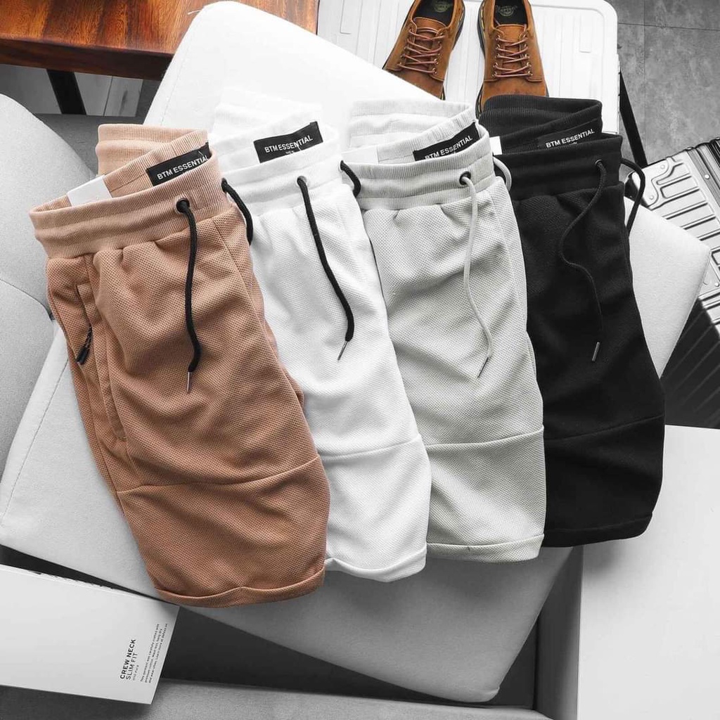Siêu phẩm quần short lửng thời trang chất liệu pique cao cấp