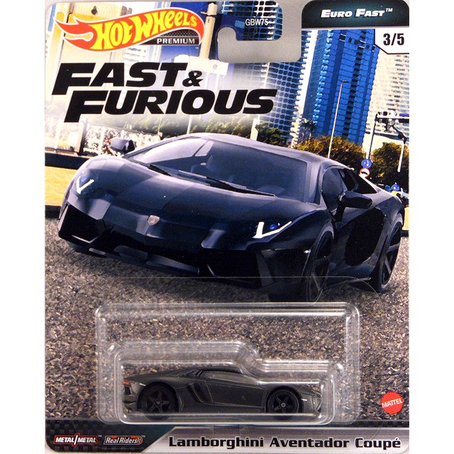 Xe mô hình Hot Wheels Fast & Furious Lamborghini Aventador LP 700-4 GXV65