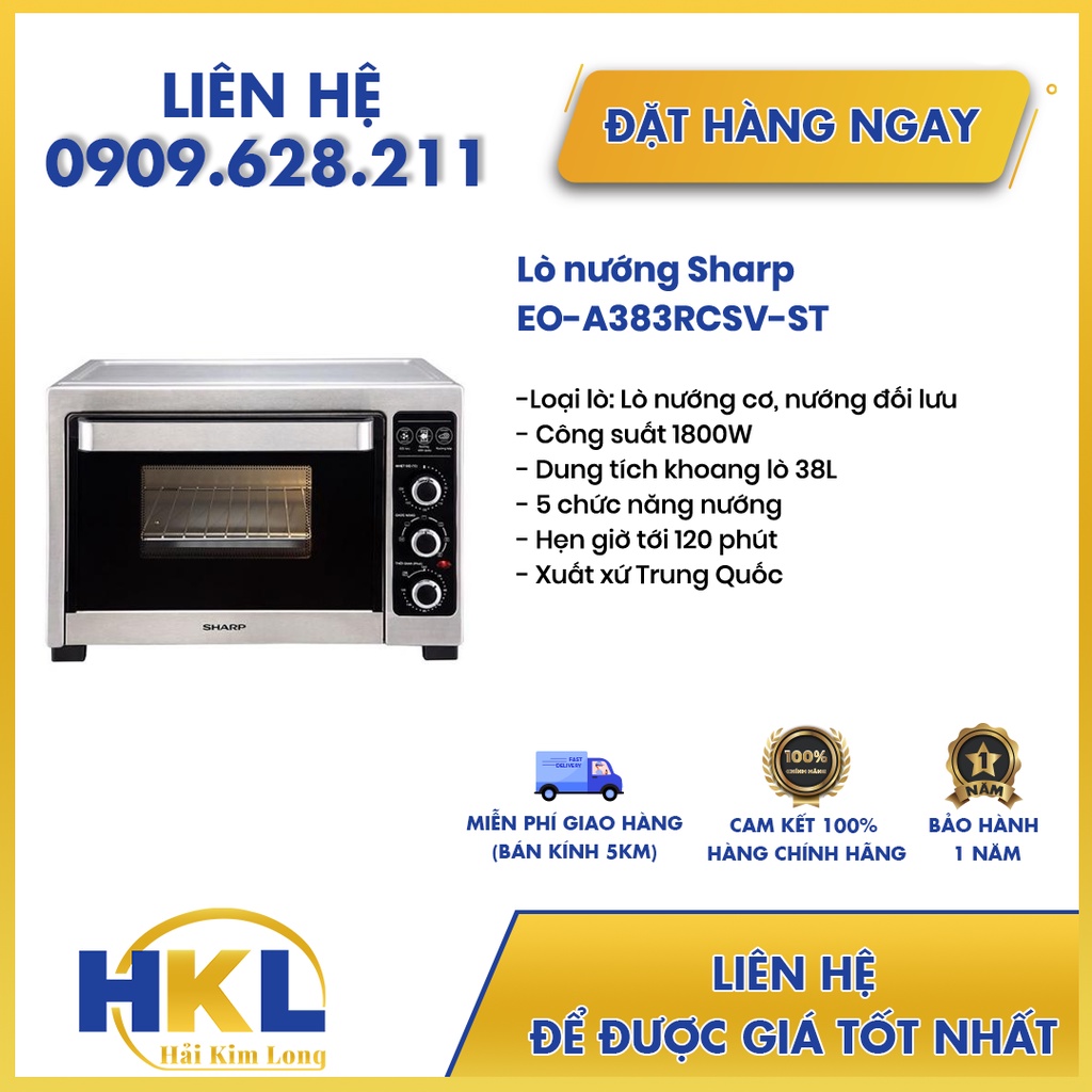 Lò nướng Sharp EO-A383RCSV-ST