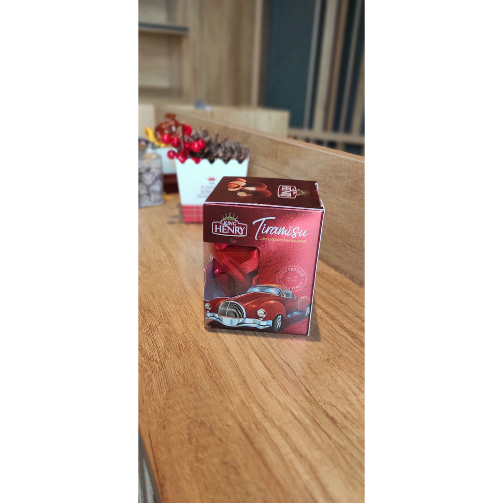 Kẹo King Henry Sô cô la Tiramisu đen bọc hạnh nhân