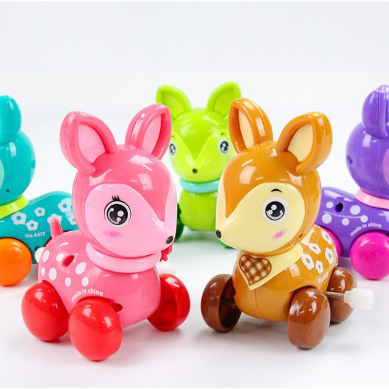 Đồ chơi thú lên dây cót dành cho bé- Hình con vật ngộ nghĩnh ( Giao hình ngẫu nhiên )